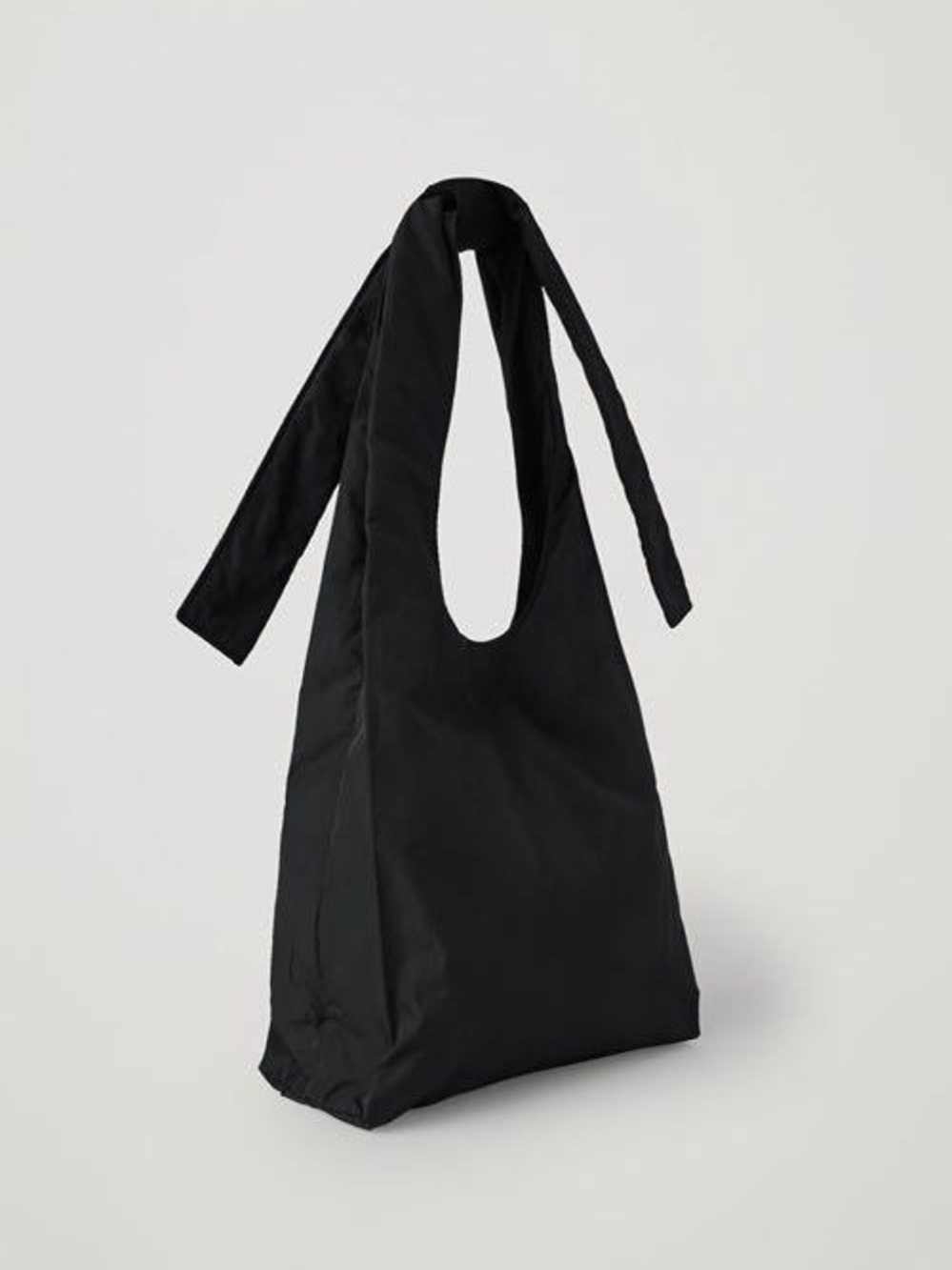 COS knotted strap small nylon tote bag